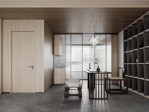 Living room interior scene10 3D Model