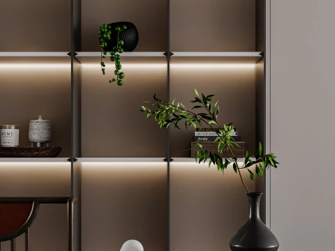Living room interior scene10 3D Model