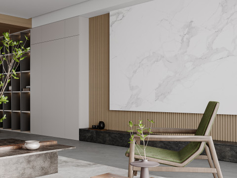 Living room interior scene10 3Dモデル