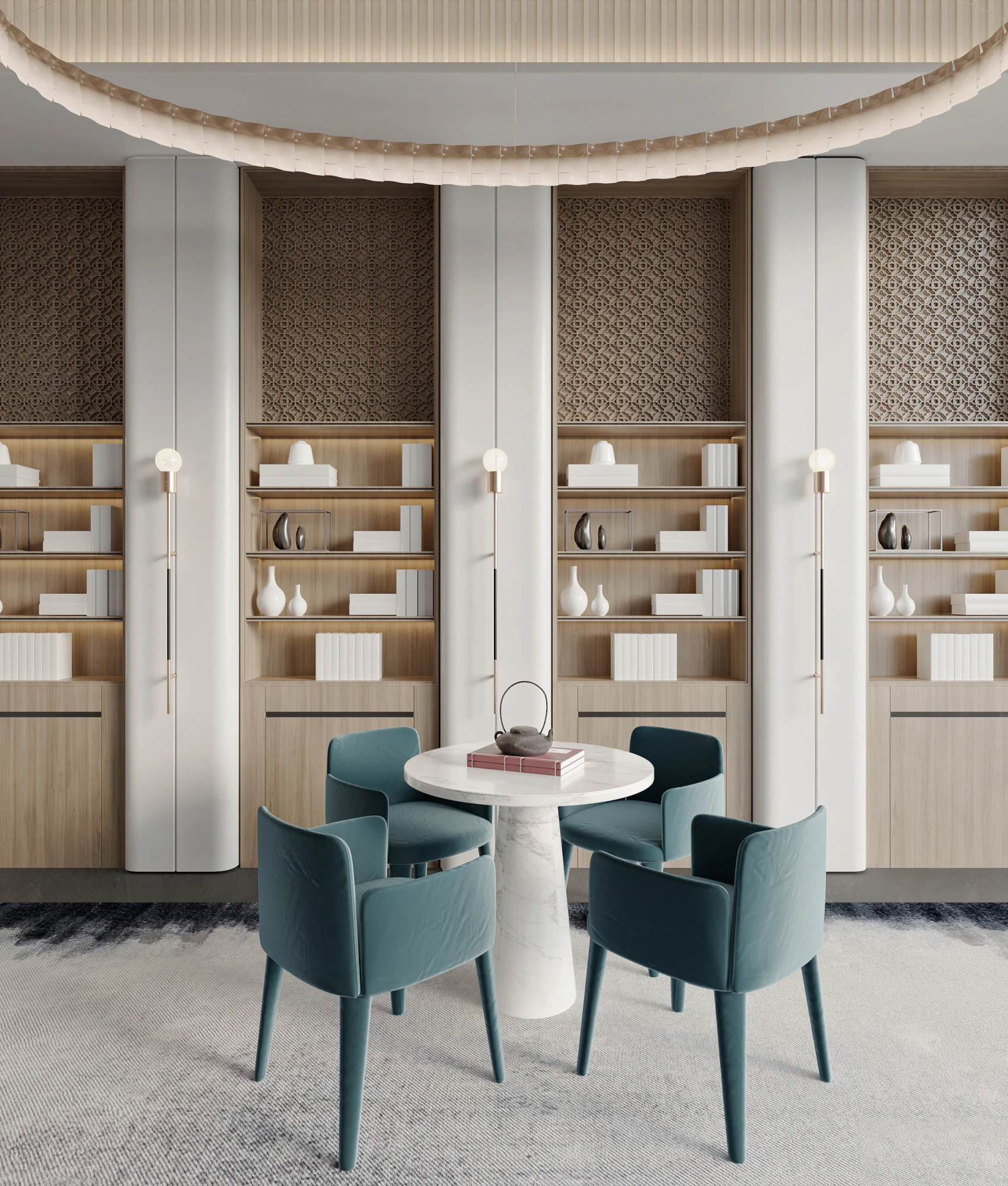 Dining room interior scene12 3D Model .c4d .max .obj .3ds .fbx .stl .blend
