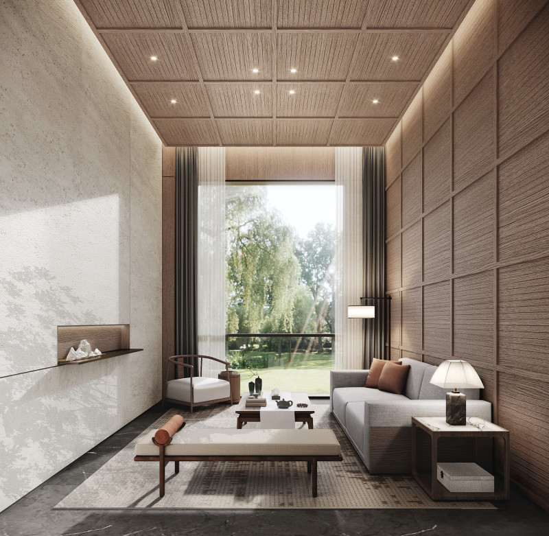 Chinese living room interior scene23 3D मॉडल .c4d .max .obj .3ds .fbx .stl .blend 