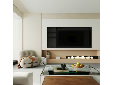 Modern living room 1 Model 3D
