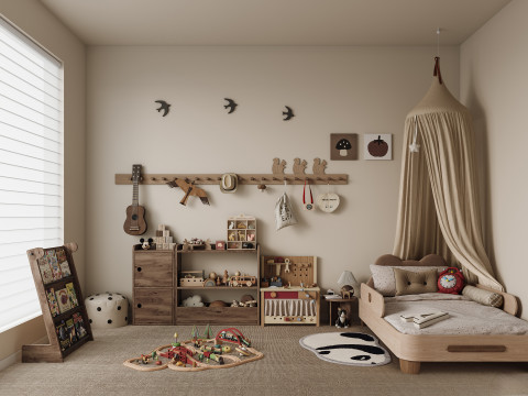 Children bedroom Modelo 3D