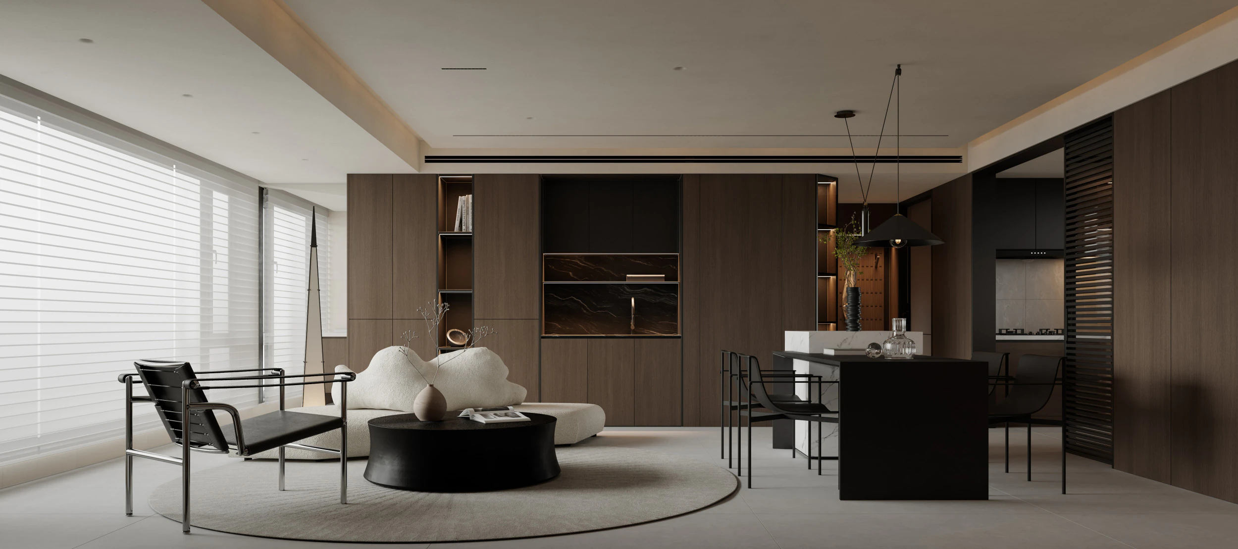 Modern living room 4 3D Model .c4d .max .obj .3ds .fbx .stl .blend 