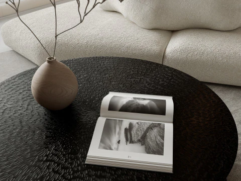 Modern living room 4 3D Model