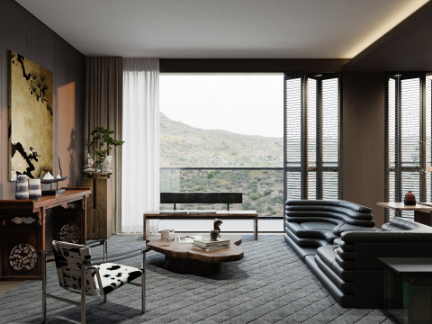Modern living room 5 3D Модель