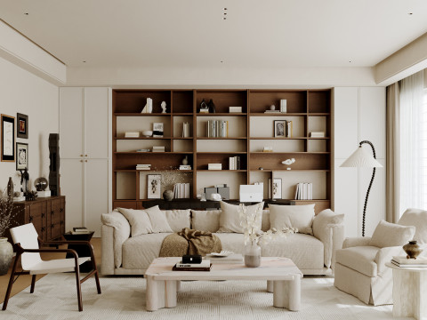 Modern living room 6 3D Модель