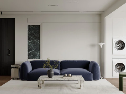 Modern living room 7 3D Model