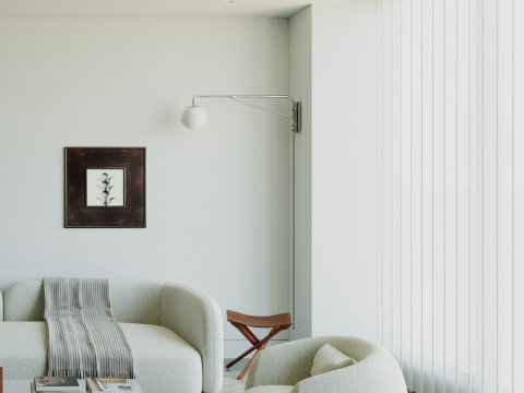 Modern living room 8 Model 3D