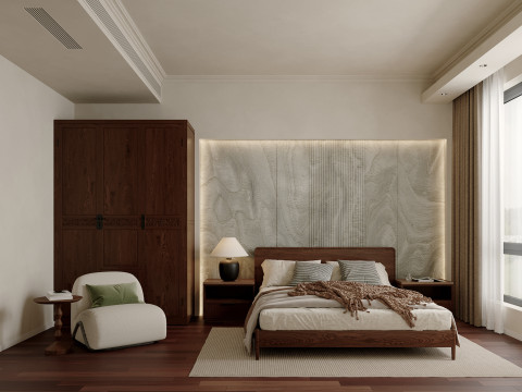 Living Room Dining Room Kitchen Bedroom Bathroom 11 3D Модель