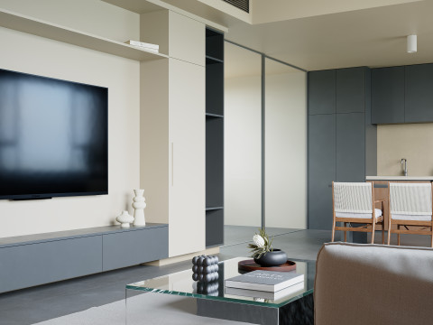 Living Room and Dining Room15 3D Model