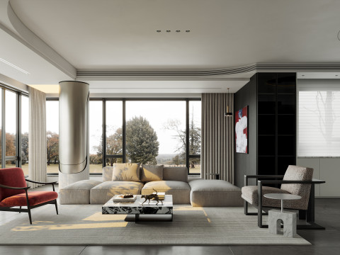 Living Room3 3D Model