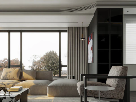 Living Room3 3D Model