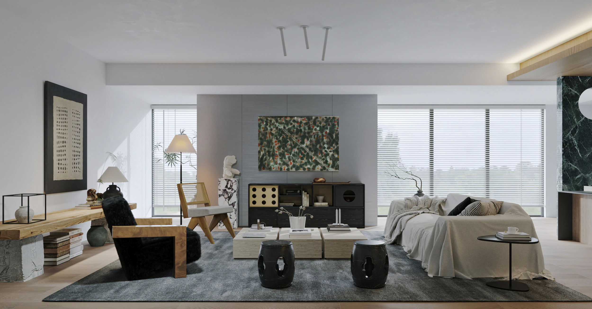 Living Room19 3D Model .c4d .max .obj .3ds .fbx .stl .blend 