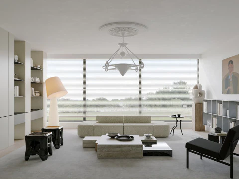 Гостиная20 3D Модель