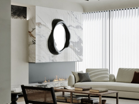 Living Room Dining Room 25 3D Modell