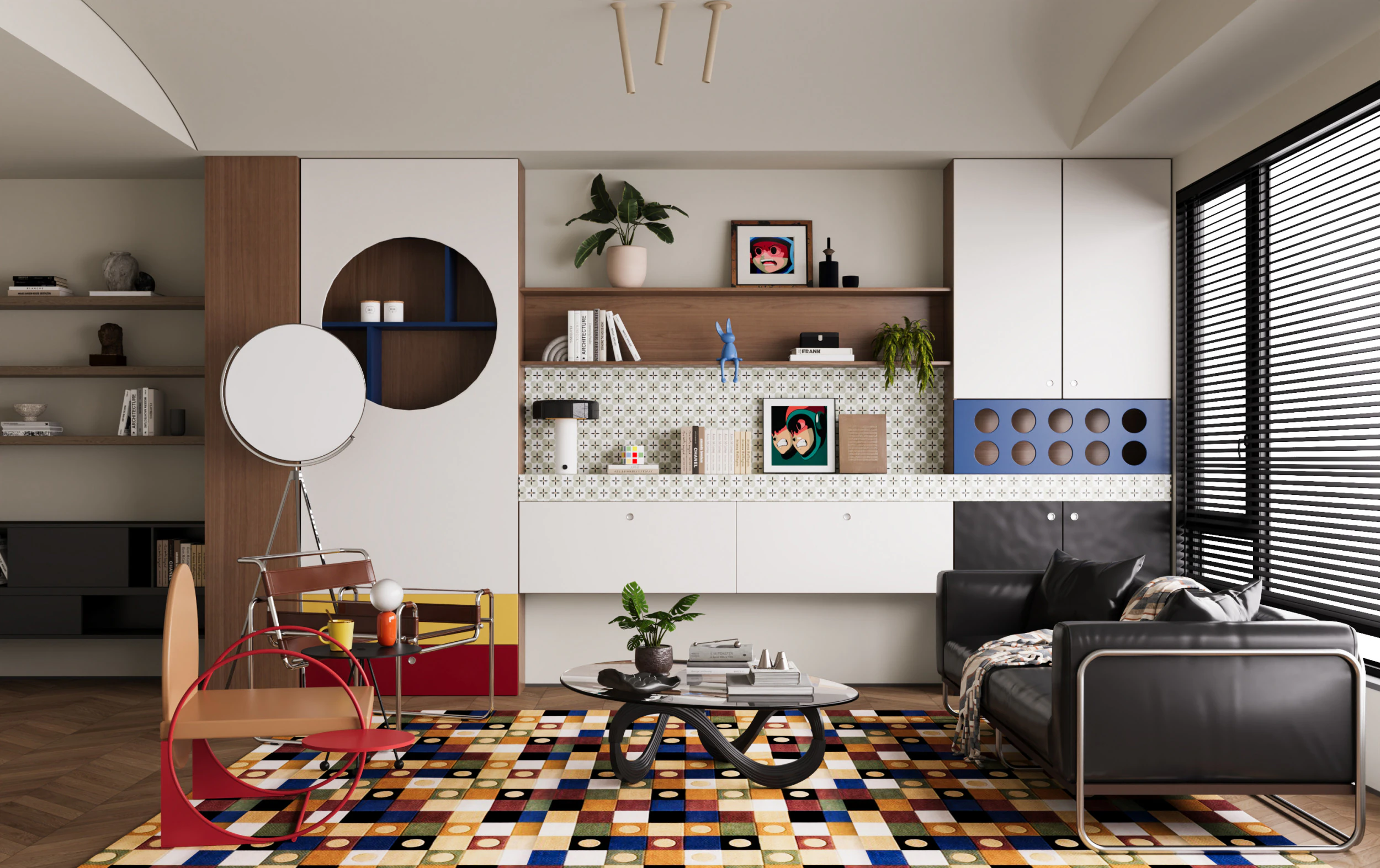 Living Room Dining Room 26 3D Model .c4d .max .obj .3ds .fbx .stl .blend 
