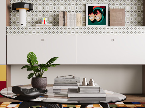 Living Room Dining Room 26 Modèle 3D