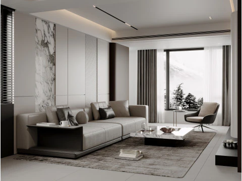 거실 식당 27 3D 모델