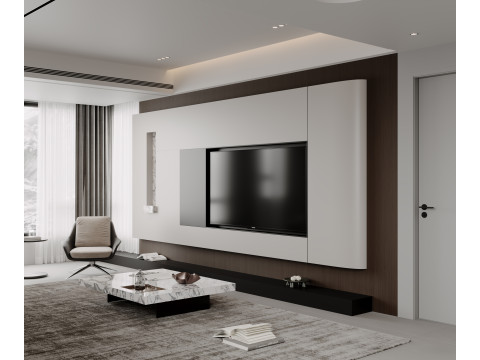 Living Room Dining Room 27 3D Model