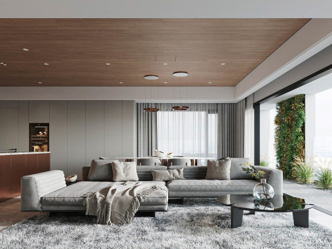 Living Room Dining Room 28 3D मॉडल