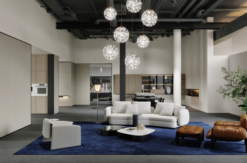 Living Room Dining Room 29 Modello 3D .c4d .max .obj .3ds .fbx .stl .blend 
