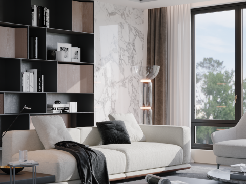Living Room 30 Modello 3D