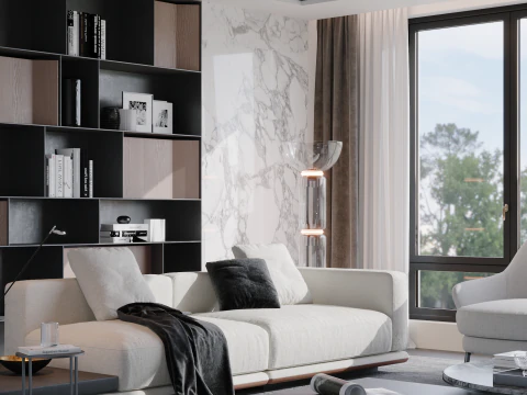 Living Room 30 3D Model