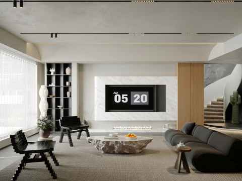 Soggiorno 34 Modello 3D