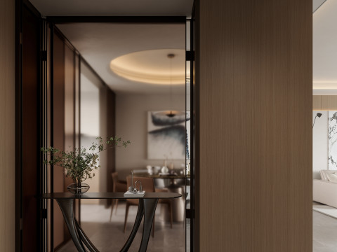 Living Room and Dining Room 35 3D Модель