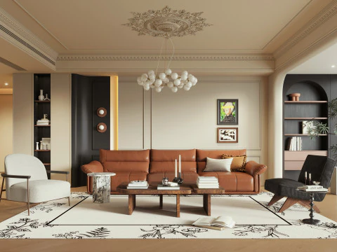 Soggiorno 36 Modello 3D