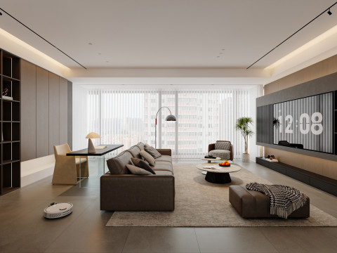 Living Room and Dining Room41 3D Модель
