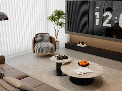 Living Room and Dining Room41 3D 모델