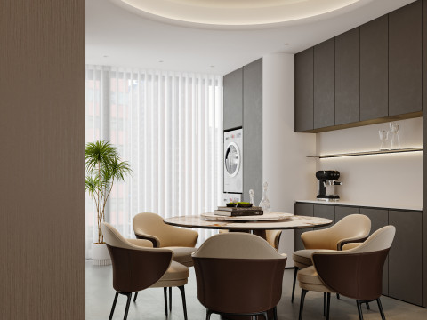 Living Room and Dining Room41 3D 모델