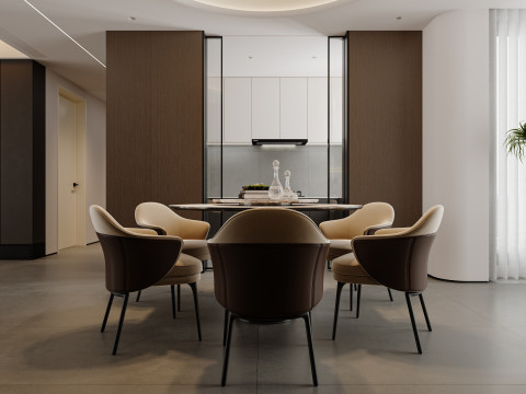 Living Room and Dining Room41 3D 모델