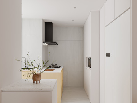 Living Room Dining Room Kitchen43 Modello 3D