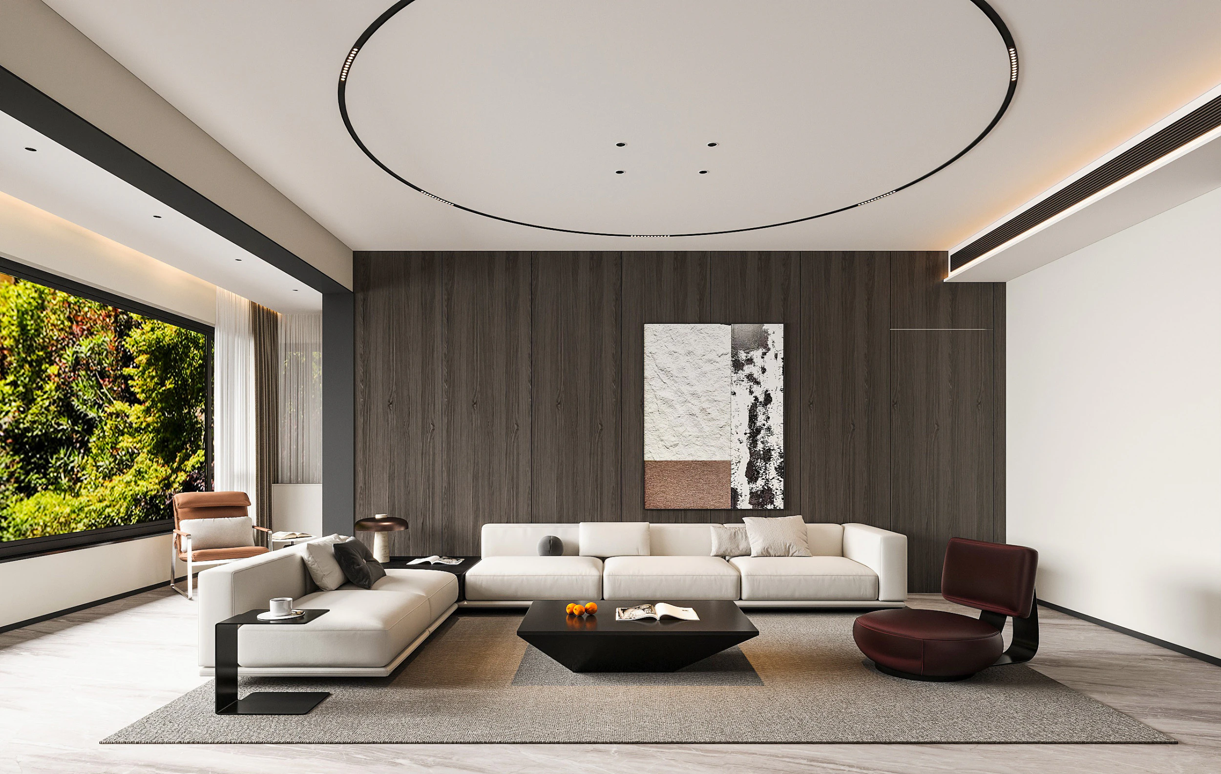 Living Room 44 3D Model .c4d .max .obj .3ds .fbx .stl .blend 