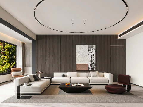 Living Room 44 3D Model