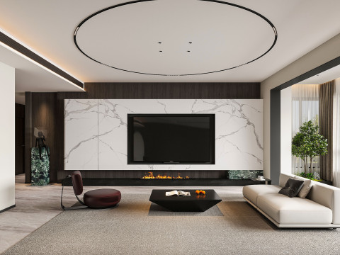 Living Room 44 3D Модель