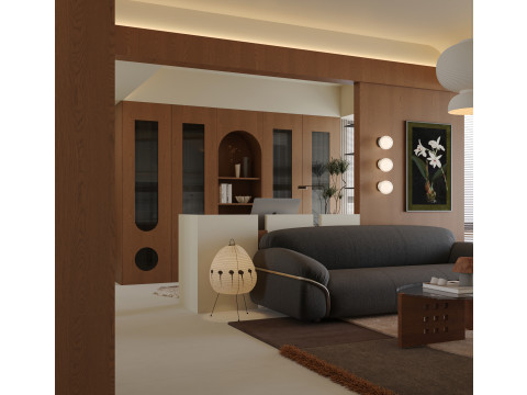 Living Room 45 Modello 3D