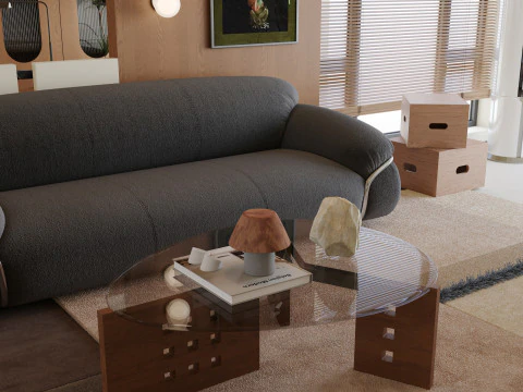 Living Room 45 3D Model