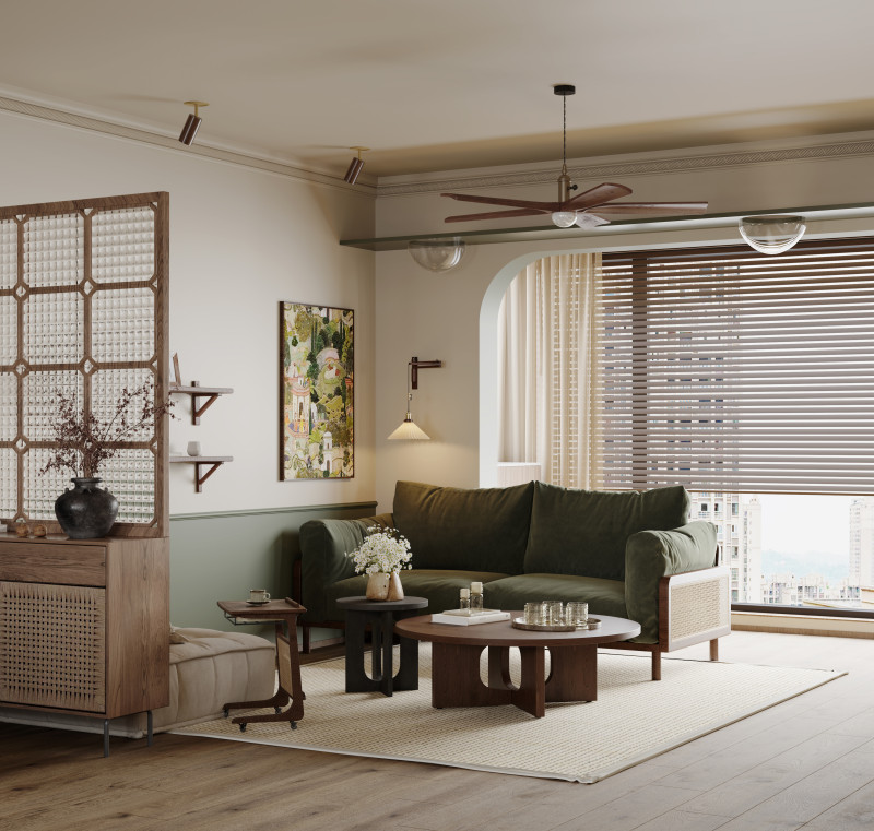 Living Room 46 3D Model .c4d .max .obj .3ds .fbx .stl .blend