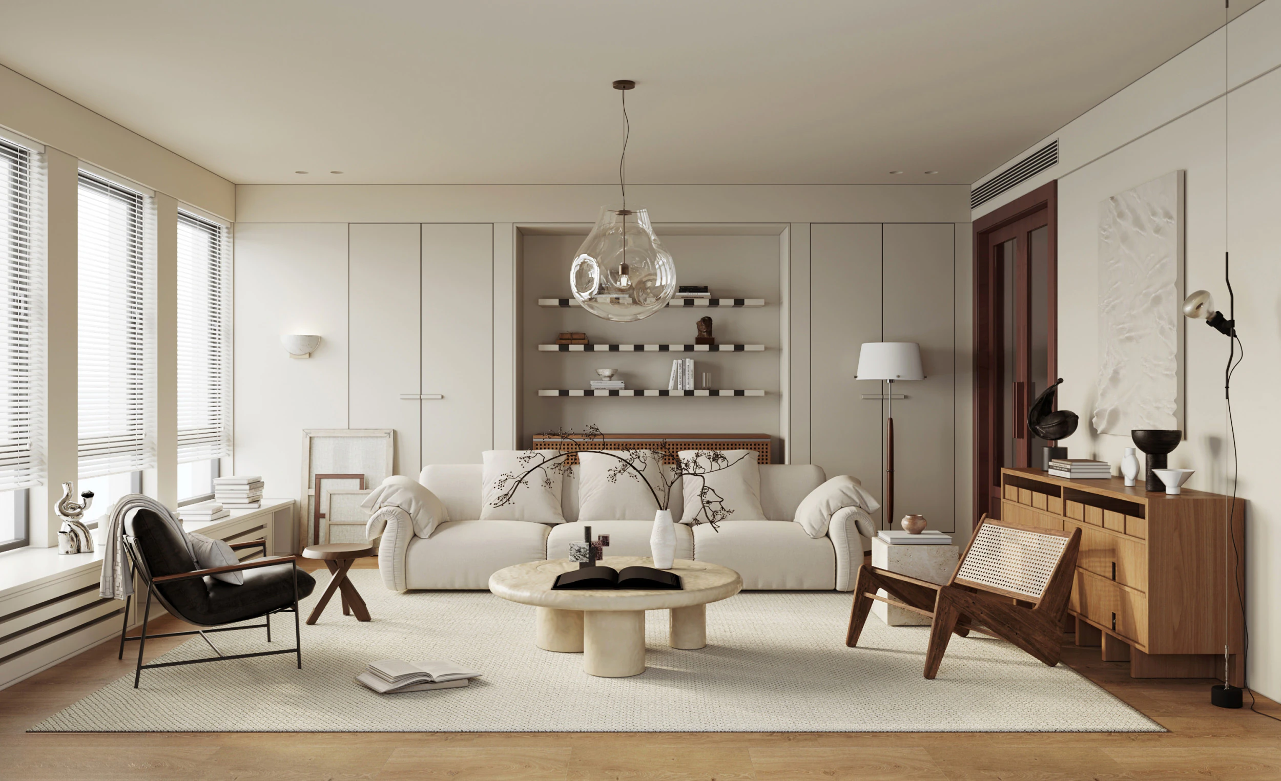 Living Room 47 3D Model .c4d .max .obj .3ds .fbx .stl .blend 