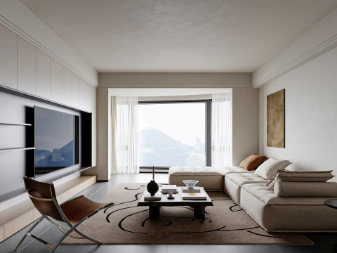 लिविंग रूम 49 3D मॉडल