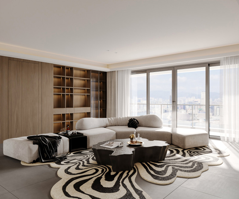 Living Room 51 3D Model .c4d .max .obj .3ds .fbx .stl .blend 
