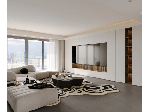 Living Room 51 3D Model