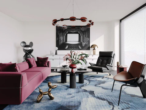 Soggiorno 55 Modello 3D