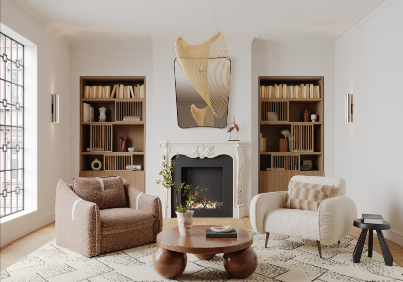 Living Room 56 Modelo 3D .c4d .max .obj .3ds .fbx .stl .blend 