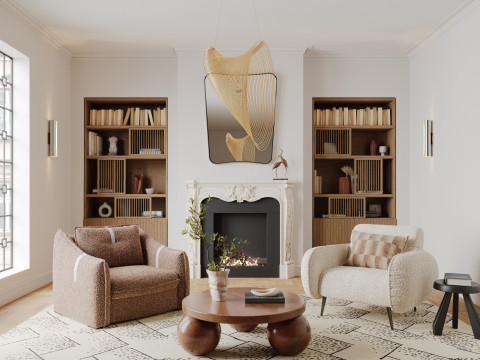 Living Room 56 3D Model