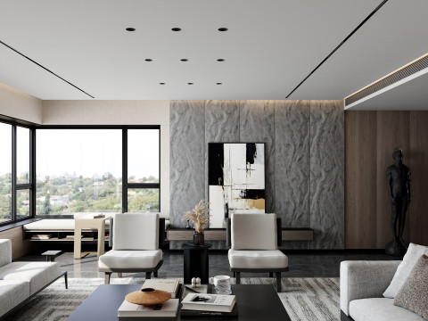 Living Room 57 3D Model